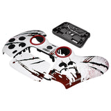 eXtremeRate LUNA Redesigned Wild Attack Front Shell Touchpad Compatible with ps5 Controller BDM-010 BDM-020 BDM-030, DIY Replacement Housing Custom Touch Pad Cover Compatible with ps5 Controller - GHPFT007