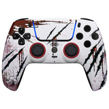 eXtremeRate LUNA Redesigned Wild Attack Front Shell Touchpad Compatible with ps5 Controller BDM-010 BDM-020 BDM-030, DIY Replacement Housing Custom Touch Pad Cover Compatible with ps5 Controller - GHPFT007