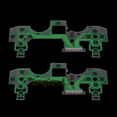 eXtremeRate 2pcs Keypad Conductive Film Ribbon Flex Cable JDM-040 For PS4 Controller Repair-GP4F0048*2