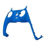 eXtremeRate Blue Decorative Trim Shell Compatible with ps5 Controller, DIY Replacement Clip Shell, Custom Plates Cover Compatible with ps5 Controller w/ Accent Rings - GPFP3005