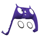 eXtremeRate Purple Decorative Trim Shell Compatible with ps5 Controller, DIY Replacement Clip Shell, Custom Plates Cover Compatible with ps5 Controller w/ Accent Rings - GPFP3007