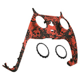 eXtremeRate Demons and Monsters Patterned Decorative Trim Shell Compatible with ps5 Controller, DIY Replacement Clip Shell, Custom Plates Cover Compatible with ps5 Controller w/ Accent Rings - GPFS2006