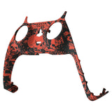 eXtremeRate Demons and Monsters Patterned Decorative Trim Shell Compatible with ps5 Controller, DIY Replacement Clip Shell, Custom Plates Cover Compatible with ps5 Controller w/ Accent Rings - GPFS2006