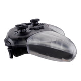 eXtremeRate Transparent Clear Replacement Handle Grips for Nintendo Switch Pro Controller, DIY Hand Grip Shell for Nintendo Switch Pro - Controller NOT Included - GRM501