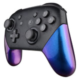 eXtremeRate Chameleon Replacement Handle Grips for Nintendo Switch Pro Controller, Purple Blue DIY Hand Grip Shell for Nintendo Switch Pro - Controller NOT Included - GRP301