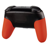 eXtremeRate Orange Replacement Handle Grips for Nintendo Switch Pro Controller, Soft Touch DIY Hand Grip Shell for Nintendo Switch Pro - Controller NOT Included - GRP303