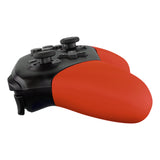 eXtremeRate Orange Replacement Handle Grips for Nintendo Switch Pro Controller, Soft Touch DIY Hand Grip Shell for Nintendo Switch Pro - Controller NOT Included - GRP303