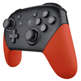 eXtremeRate Orange Replacement Handle Grips for Nintendo Switch Pro Controller, Soft Touch DIY Hand Grip Shell for Nintendo Switch Pro - Controller NOT Included - GRP303