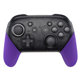 eXtremeRate Purple Replacement Handle Grips for Nintendo Switch Pro Controller, Soft Touch DIY Hand Grip Shell for Nintendo Switch Pro - Controller NOT Included - GRP305