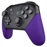 eXtremeRate Purple Replacement Handle Grips for Nintendo Switch Pro Controller, Soft Touch DIY Hand Grip Shell for Nintendo Switch Pro - Controller NOT Included - GRP305