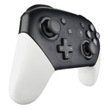 eXtremeRate White Replacement Handle Grips for Nintendo Switch Pro Controller, Soft Touch DIY Hand Grip Shell for Nintendo Switch Pro - Controller NOT Included - GRP306