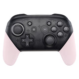 eXtremeRate Cherry Blossoms Pink Replacement Handle Grips for Nintendo Switch Pro Controller, Soft Touch DIY Hand Grip Shell for Nintendo Switch Pro - Controller NOT Included - GRP307