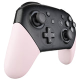 eXtremeRate Cherry Blossoms Pink Replacement Handle Grips for Nintendo Switch Pro Controller, Soft Touch DIY Hand Grip Shell for Nintendo Switch Pro - Controller NOT Included - GRP307