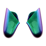 eXtremeRate Chameleon Replacement Handle Grips for Nintendo Switch Pro Controller, Green Purple DIY Hand Grip Shell for Nintendo Switch Pro - Controller NOT Included - GRP311