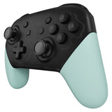 eXtremeRate Light Cyan Replacement Handle Grips for NS Switch Pro Controller, DIY Hand Grip Shell for NS Switch Pro Controller - Controller NOT Included - GRP327