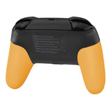eXtremeRate Caution Yellow Replacement Handle Grips for NS Switch Pro Controller, Soft Touch DIY Hand Grip Shell for NS Switch Pro Controller - Controller NOT Included - GRP318