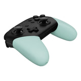 eXtremeRate Light Cyan Replacement Handle Grips for NS Switch Pro Controller, DIY Hand Grip Shell for NS Switch Pro Controller - Controller NOT Included - GRP327