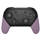eXtremeRate Dark Grayish Violet Replacement Handle Grips for NS Switch Pro Controller, Soft Touch DIY Hand Grip Shell for NS Switch Pro Controller - Controller NOT Included - GRP328