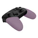 eXtremeRate Dark Grayish Violet Replacement Handle Grips for NS Switch Pro Controller, Soft Touch DIY Hand Grip Shell for NS Switch Pro Controller - Controller NOT Included - GRP328
