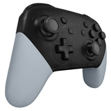 eXtremeRate New Hope Gray Replacement Handle Grips for NS Switch Pro Controller, DIY Hand Grip Shell for NS Switch Pro Controller - Controller NOT Included - GRP337