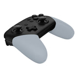 eXtremeRate New Hope Gray Replacement Handle Grips for NS Switch Pro Controller, DIY Hand Grip Shell for NS Switch Pro Controller - Controller NOT Included - GRP337