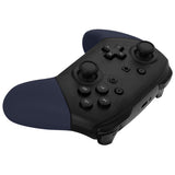 eXtremeRate Midnight Blue Replacement Handle Grips for NS Switch Pro Controller, Soft Touch DIY Hand Grip Shell for NS Switch Pro Controller - Controller NOT Included - GRP353