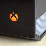 Removable Logo Power Button LED Orange Color Change Sticker Decal for Xbox One Console -GX00083O*5