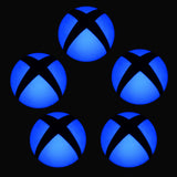 Removable Logo Power Button LED Blue Color Change Sticker Decal for Xbox One Console -GX00083B*5