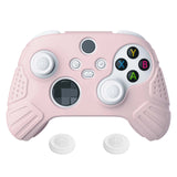 PlayVital Guardian Edition Ergonomic Soft Anti-slip Controller Silicone Case Cover, Rubber Protector Skins with Black Joystick Caps for Xbox Series S and Xbox Series X Controller - HCX