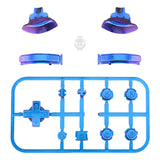 eXtremeRate Chameleon Purple Blue Replacement ABXY Home Capture Plus Minus Keys Dpad L R ZL ZR Trigger for NS Switch Lite, Full Set Buttons Repair Kits with Tools for NS Switch Lite - HL501
