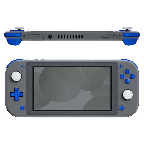 eXtremeRate Blue Replacement ABXY Home Capture Plus Minus Keys Dpad L R ZL ZR Trigger for NS Switch Lite, Full Set Buttons Repair Kits with Tools for NS Switch Lite - HL505