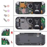 eXtremeRate Green Replacement ABXY Home Capture Plus Minus Keys Dpad L R ZL ZR Trigger for NS Switch Lite, Full Set Buttons Repair Kits with Tools for NS Switch Lite - HL512