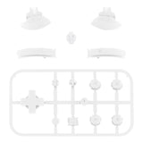 eXtremeRate White Replacement ABXY Home Capture Plus Minus Keys Dpad L R ZL ZR Trigger for NS Switch Lite, Full Set Buttons Repair Kits with Tools for NS Switch Lite - HL508