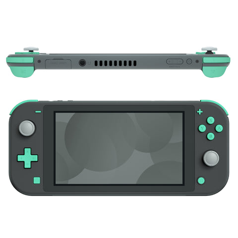 eXtremeRate Mint Green Replacement ABXY Home Capture Plus Minus Keys Dpad L R ZL ZR Trigger for Nintendo Switch Lite, Full Set Buttons Repair Kits with Tools for Nintendo Switch Lite - HL514