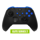 eXtremeRate Blue Replacement Buttons for Xbox One Elite Series 2 Controller, LB RB LT RT Bumpers Triggers ABXY Start Back Sync Profile Switch Keys for Xbox One Elite V2 Controller Model 1797 and Core Model 1797 - IL105