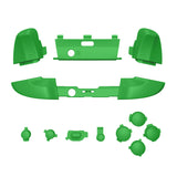 eXtremeRate Green Replacement Buttons for Xbox One Elite Series 2 Controller, LB RB LT RT Bumpers Triggers ABXY Start Back Sync Profile Switch Keys for Xbox One Elite V2 Controller Model 1797 and Core Model 1797- IL106