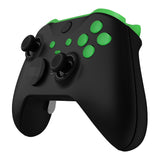 eXtremeRate Green Replacement Buttons for Xbox One Elite Series 2 Controller, LB RB LT RT Bumpers Triggers ABXY Start Back Sync Profile Switch Keys for Xbox One Elite V2 Controller Model 1797 and Core Model 1797- IL106