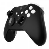eXtremeRate Soft Touch White Replacement Buttons for Xbox One Elite Series 2 Controller, LB RB LT RT Bumpers Triggers ABXY Start Back Sync Profile Switch Keys for Xbox One Elite V2 Controller Model 1797 and Core Model 1797 - IL108