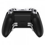 eXtremeRate Chrome Silver Replacement Buttons for Xbox One Elite Series 2 Controller, LB RB LT RT Bumpers Triggers ABXY Start Back Sync Profile Switch Keys for Xbox One Elite V2 Controller Model 1797 and Core Model 1797 - IL202