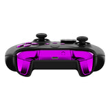 eXtremeRate Chrome Purple Replacement Buttons for Xbox One Elite Series 2 Controller, LB RB LT RT Bumpers Triggers ABXY Start Back Sync Profile Switch Keys for Xbox One Elite V2 Controller Model 1797 and Core Model 1797 - IL205