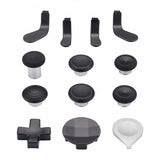 eXtremeRate Metal Replacement Thumbsticks Mod Swap Joysticks for Xbox One Elite Series 2, Gaming Accessories 2 D-Pads 4 Paddles for Xbox One Elite Series 1, Elite Series 2 Controller (Model 1797 and Core Model 1797)- 13 in 1 Black - IL309
