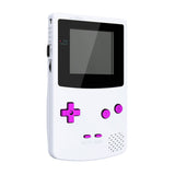eXtremeRate Chrome Purple GBC Replacement Full Set Buttons for Gameboy Color - Handheld Game Console NOT Included - JCB3005