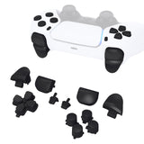 eXtremeRate Replacement D-pad R1 L1 R2 L2 Triggers Share Options Face Buttons, Black Full Set Buttons Compatible with ps5 Controller BDM-010 & BDM-020 - JPF1009G2