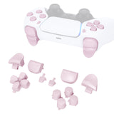 eXtremeRate Replacement D-pad R1 L1 R2 L2 Triggers Share Options Face Buttons, Cherry Blossoms Pink Full Set Buttons Compatible with ps5 Controller BDM-010 & BDM-020 - JPF1012G2