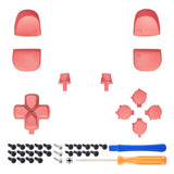 eXtremeRate Replacement D-pad R1 L1 R2 L2 Triggers Share Options Face Buttons, Coral Full Set Buttons Compatible with ps5 Controller BDM-010 & BDM-020 - JPF1020G2