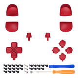 eXtremeRate Replacement D-pad R1 L1 R2 L2 Triggers Share Options Face Buttons, Passion Red Full Set Buttons Compatible with ps5 Controller BDM-010 & BDM-020 - JPF1021G2