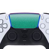 eXtremeRate Chameleon Green Purple Replacement Touchpad Cover Compatible with ps5 Controller BDM-010 BDM-020 & BDM-030, Custom Part Touch Pad Compatible with ps5 Controller - Controller NOT Included - JPF4002G3