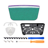eXtremeRate Chameleon Green Purple Replacement Touchpad Cover Compatible with ps5 Controller BDM-010 BDM-020 & BDM-030, Custom Part Touch Pad Compatible with ps5 Controller - Controller NOT Included - JPF4002G3