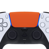 eXtremeRate Orange Replacement Touchpad Cover Compatible with ps5 Controller BDM-010 BDM-020 & BDM-030, Custom Part Touch Pad Compatible with ps5 Controller - Controller NOT Included - JPF4004G3