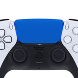 eXtremeRate Blue Replacement Touchpad Cover Compatible with ps5 Controller BDM-010 BDM-020 & BDM-030, Custom Part Touch Pad Compatible with ps5 Controller - Controller NOT Included - JPF4005G3